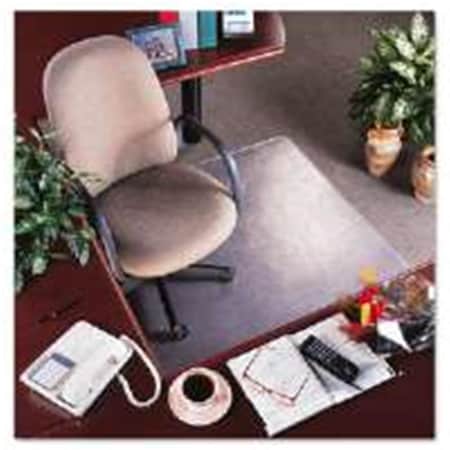 Work-Of-Art CM15113 Rollamat Vinyl Chair Mat For Med Pile Carpet, Beveled Edge, 36 X 48, Clear WO2055895
